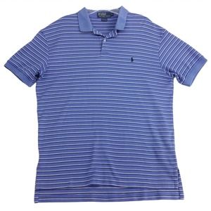 Polo Ralph Lauren Men's Shirt Blue White Stripe M
